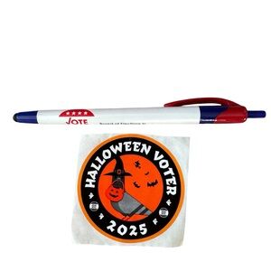 Vote NYC Vote NYC 2-in-1Touch Screen Stylus Pen & 2025 Halloween Voter Sticker